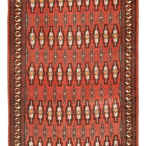 Turkaman Teppich - 127 x 73 cm - rot