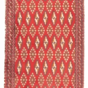 Turkaman Teppich - 130 x 62 cm - rot