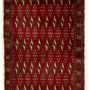 Turkaman Teppich 130 x 60 cm - rot