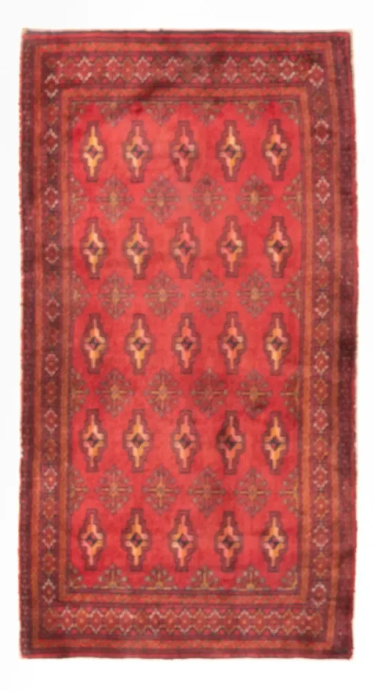 Turkaman Teppich - 130 x 60 cm - rot