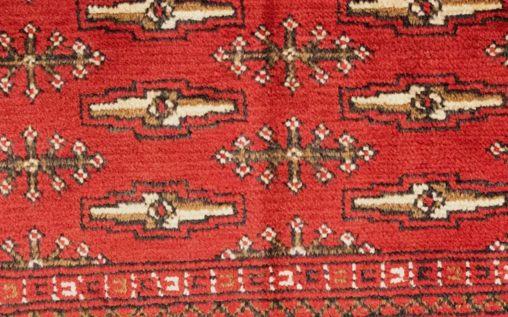 Turkaman Teppich 130 x 60 cm - rot