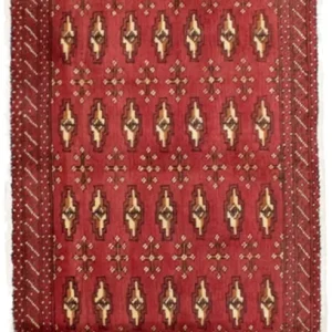 Turkaman Teppich 130 x 60 cm - rot