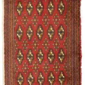Turkaman Teppich 130 x 60 cm - rot