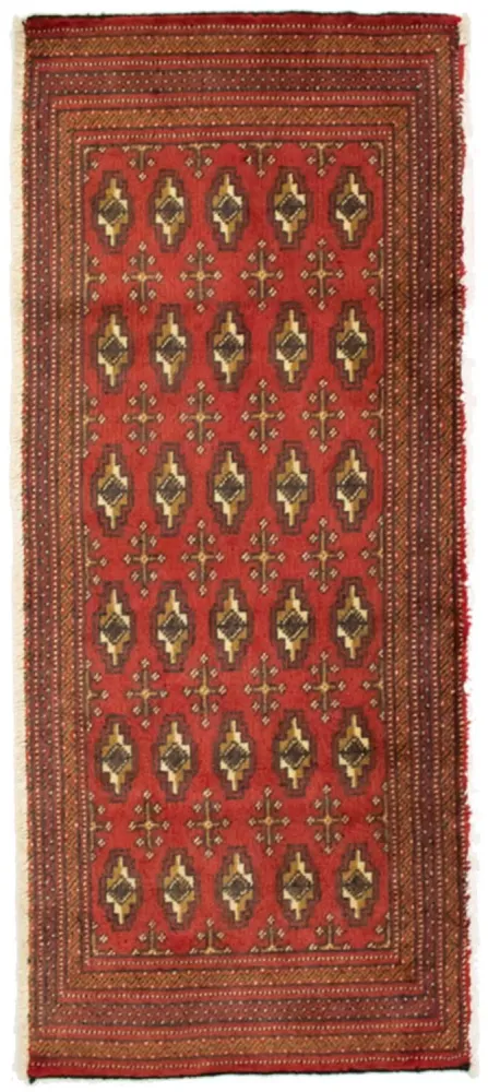 Turkaman Teppich 130 x 60 cm - rot