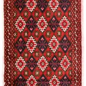 Turkaman Teppich 130 x 60 cm - rot
