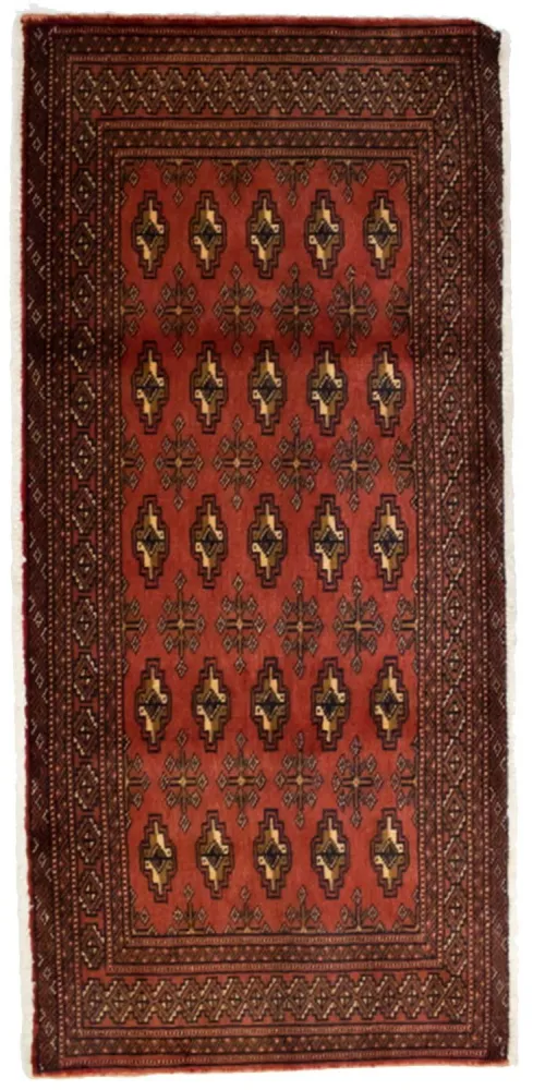 Turkaman Teppich 130 x 60 cm - rot