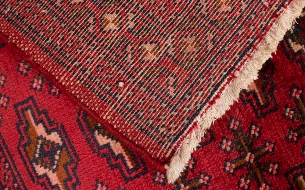 Turkaman Teppich 130 x 60 cm - rot