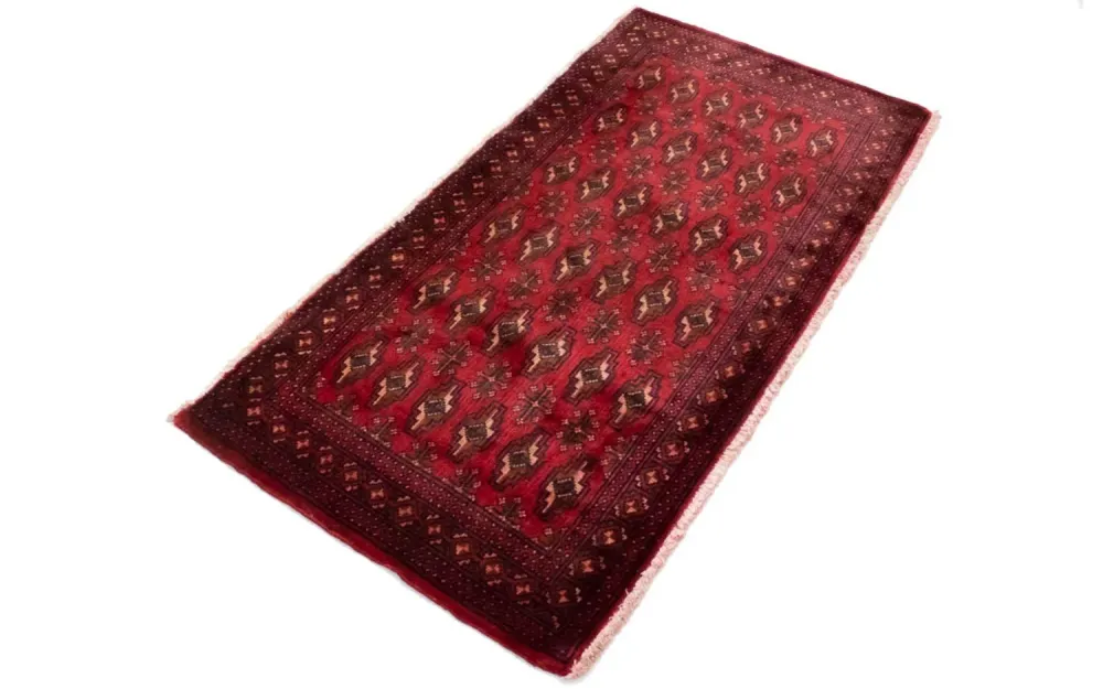 Turkaman Teppich 130 x 60 cm - rot