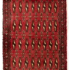 Turkaman Teppich 130 x 60 cm - rot