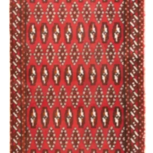 Turkaman Teppich - 130 x 60 cm - rot