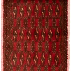 Turkaman Teppich 130 x 60 cm - rot