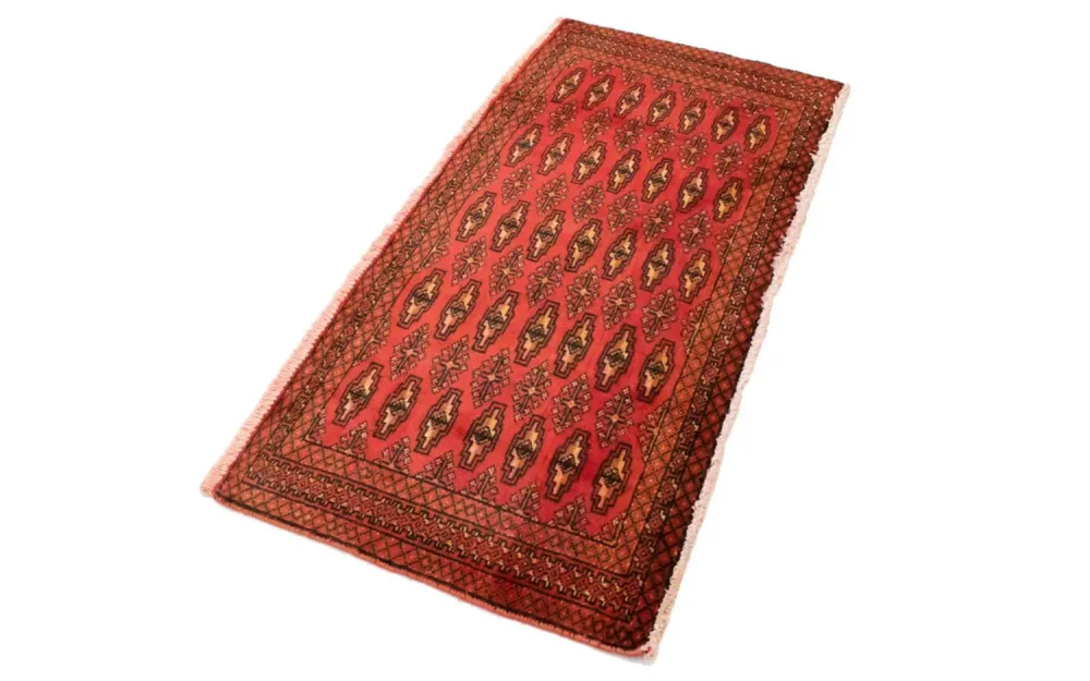 Turkaman Teppich 130 x 60 cm - rot