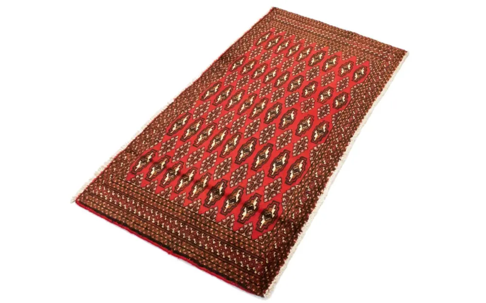 Turkaman Teppich 130 x 60 cm - rot