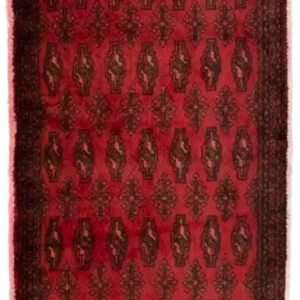 Turkaman Teppich 130 x 60 cm - rot