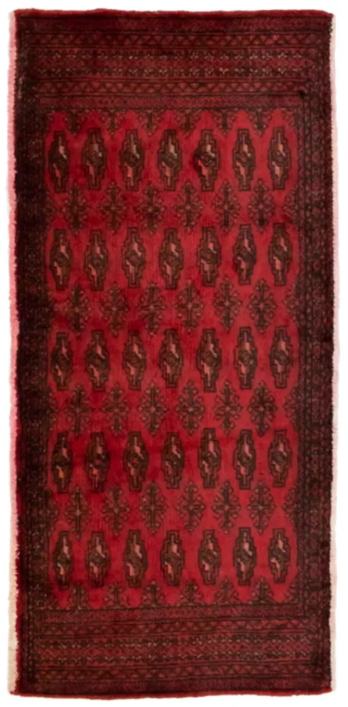 Turkaman Teppich 130 x 60 cm - rot