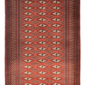 Turkaman Teppich - 133 x 95 cm - rot