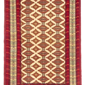 Turkaman Teppich - 167 x 120 cm - beige