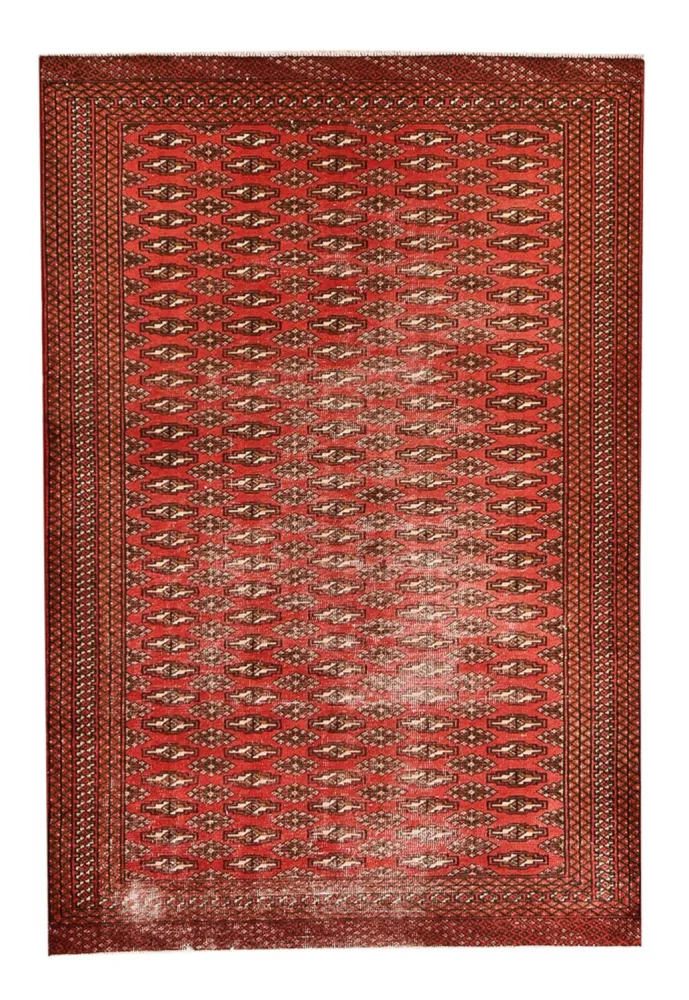 Turkaman Teppich - 190 x 128 cm - rot