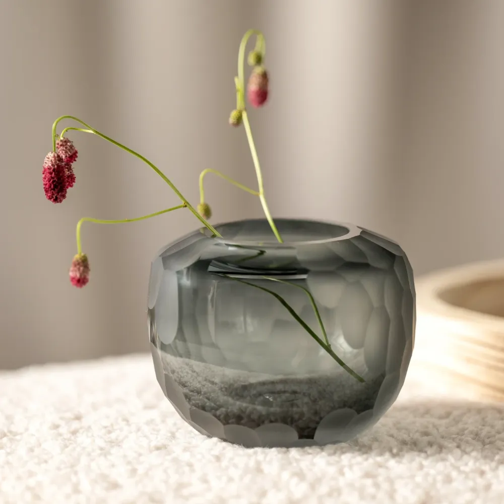 Vase BELLAGIO 9 cm anthrazit