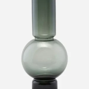 Vase Bubble, Grau