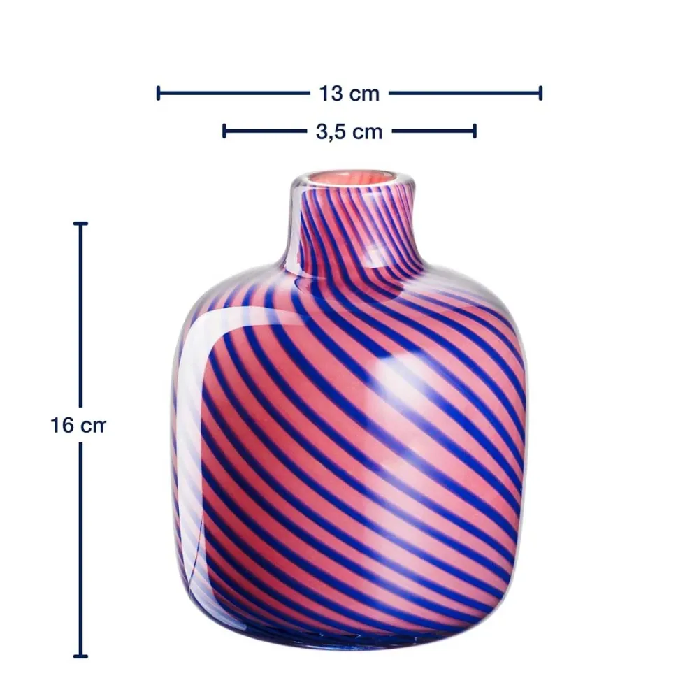 Vase FILO COLORI 16 cm pink