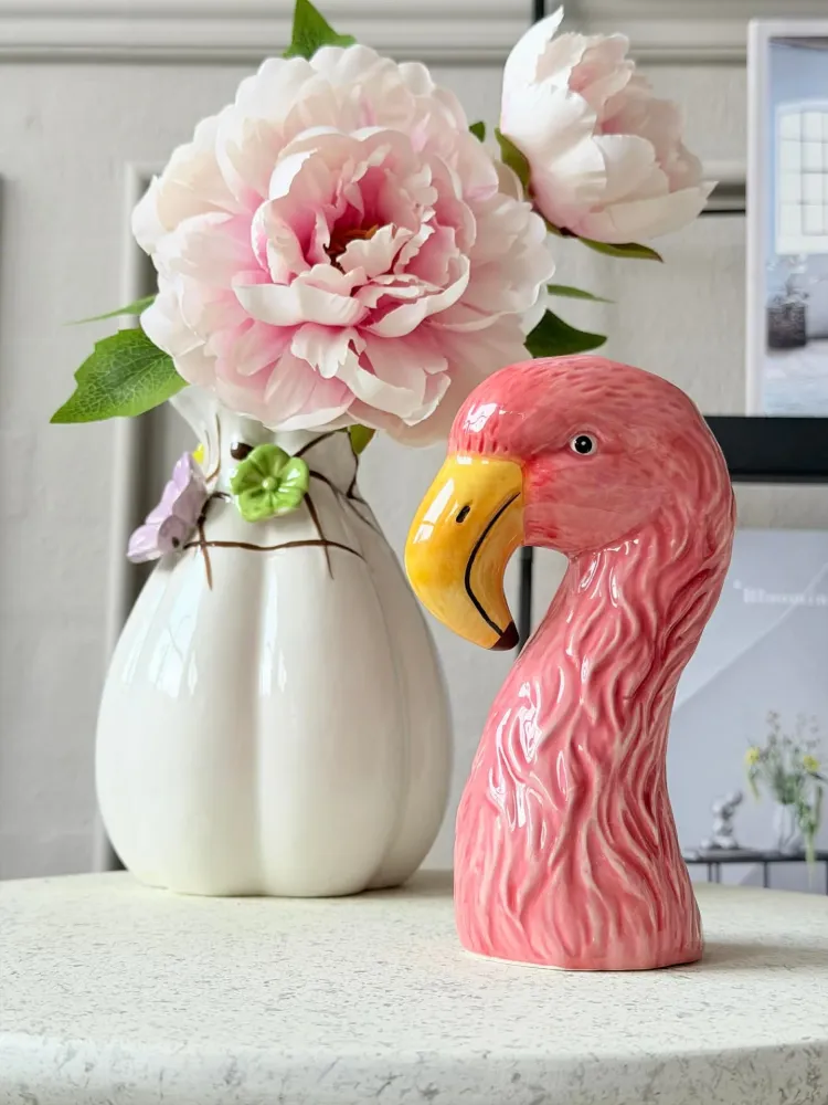 Vase Flamingo