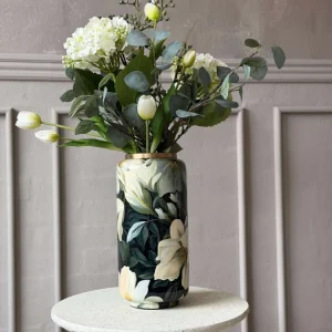 Vase - Flower-Print 30 cm