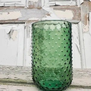 Vase – Green dots