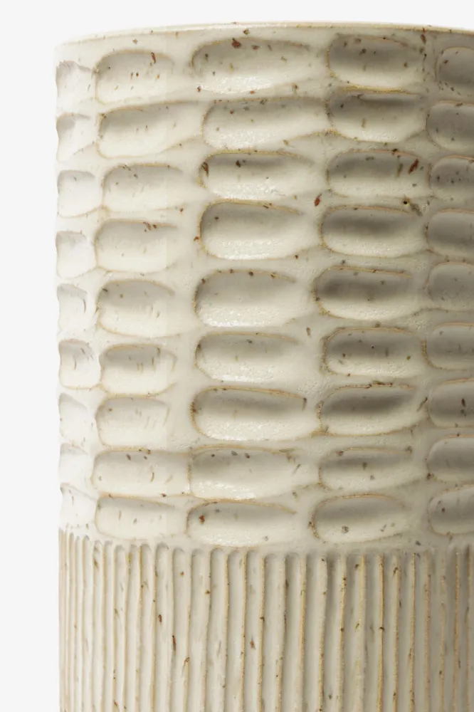 Vase Relief groß Hafer