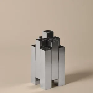 Vase | Tessera Vase - 3x3 - Mirror Polished