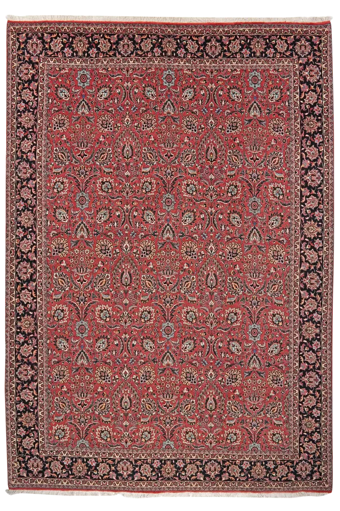 Vintage Bidjar Teppich 296x207cm Bunt Naturinspirierte Motive
