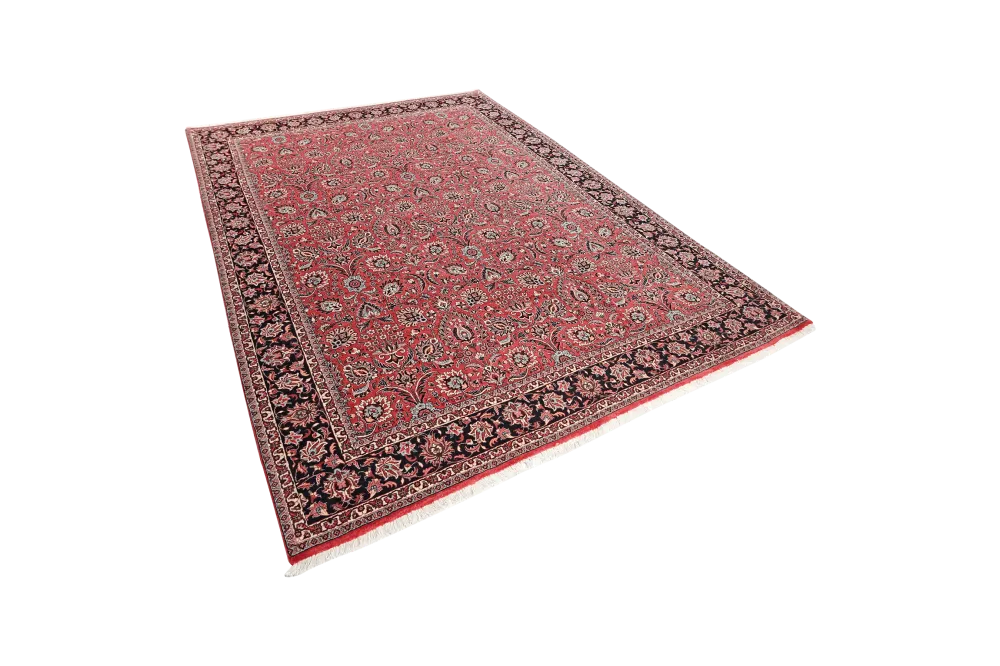 Vintage Bidjar Teppich 296x207cm Bunt Naturinspirierte Motive