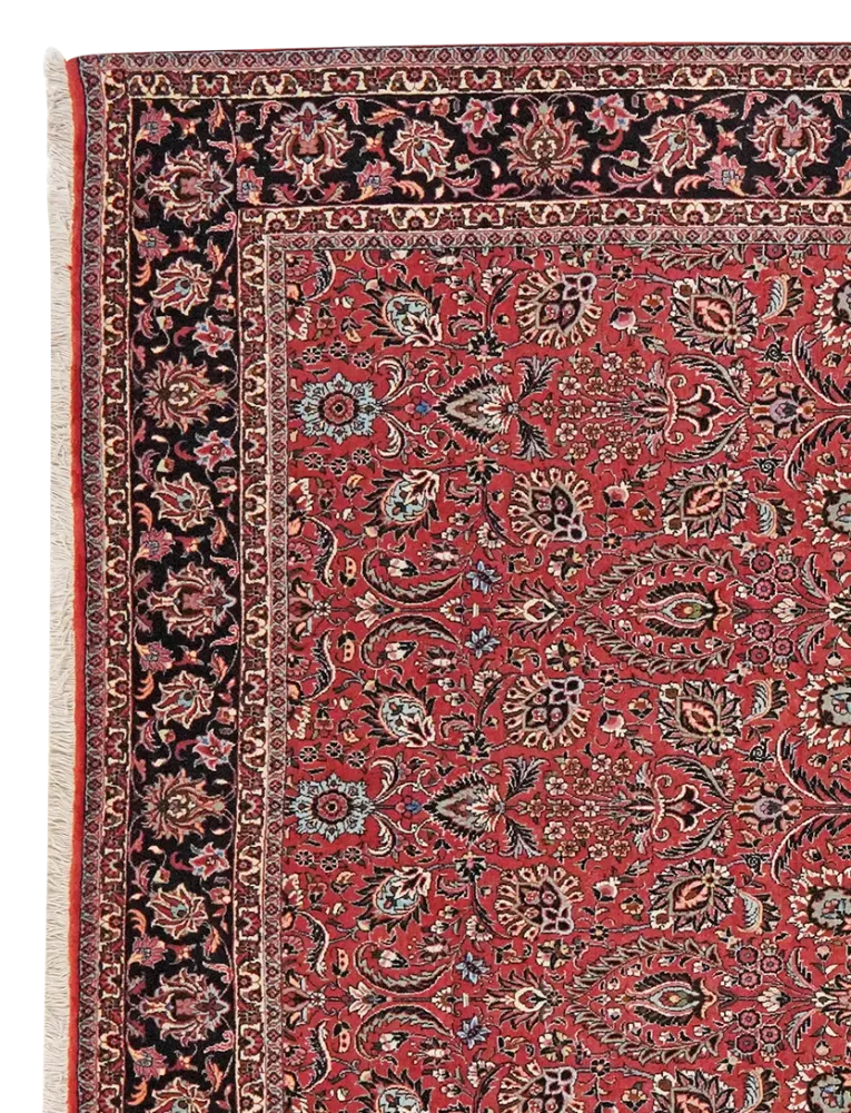 Vintage Bidjar Teppich 296x207cm Bunt Naturinspirierte Motive