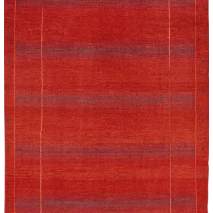 Vintage Gabbeh Teppich bunt naturinspiriert 299x192cm