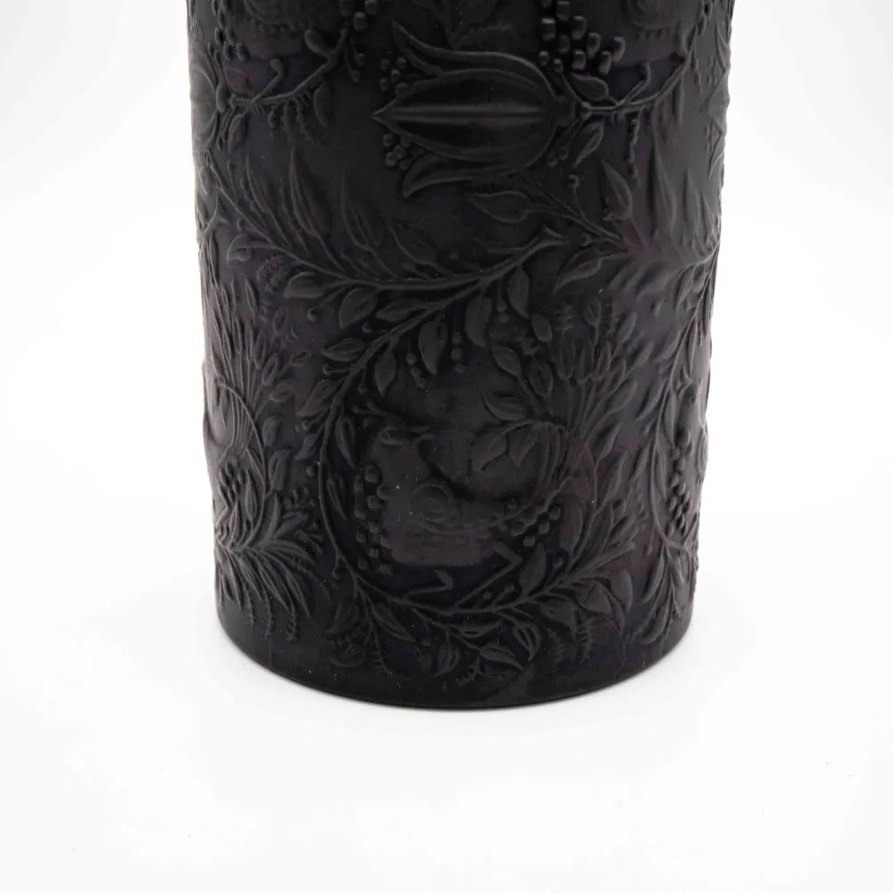 Vintage Porzellanvase von Bjorn Wiinblad für Rosenthal Studio Line schwarz