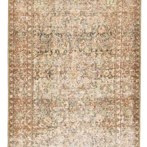 Vintage Teppich - 200 x 130 cm - dunkelbeige