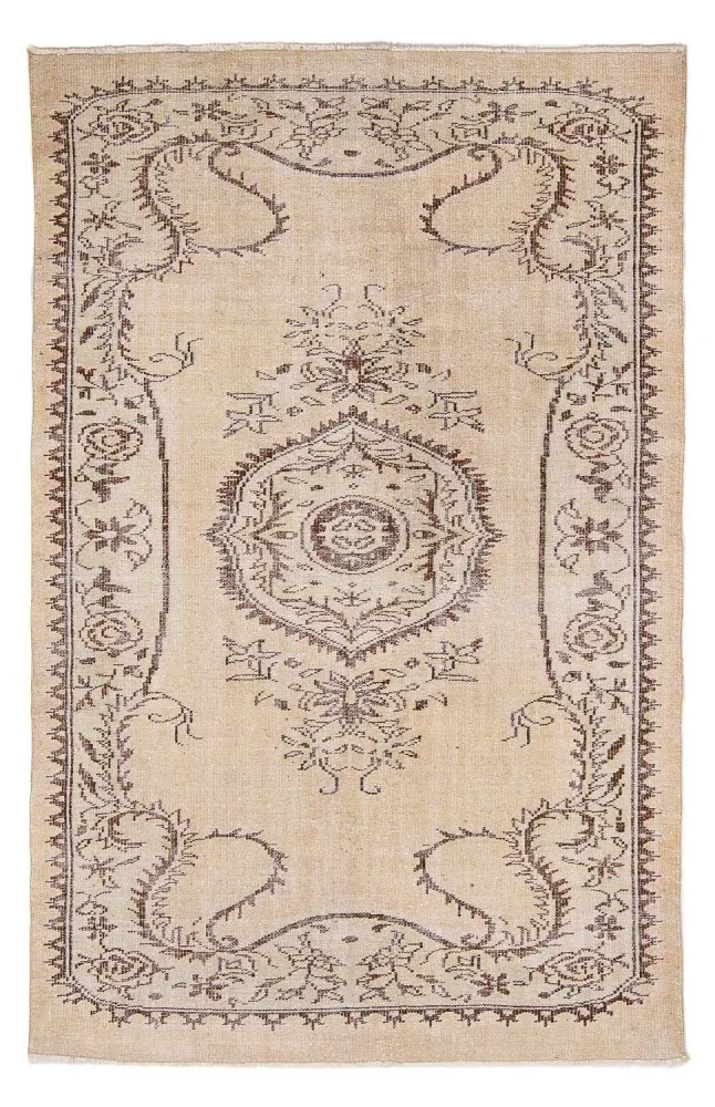 Vintage Teppich 267 x 178 cm - hellbeige