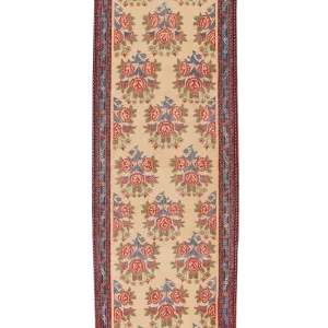 Vintage Teppich Afshar 274x87cm bunt Naturmotive