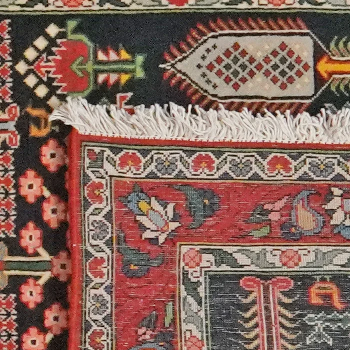 Vintage Teppich Bakhtiar bunt 384x92cm