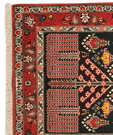 Vintage Teppich Bakhtiar bunt 384x92cm
