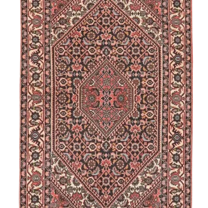 Vintage Teppich Bidjar Zandjan 140x82cm Bunt Naturinspirierte Motive