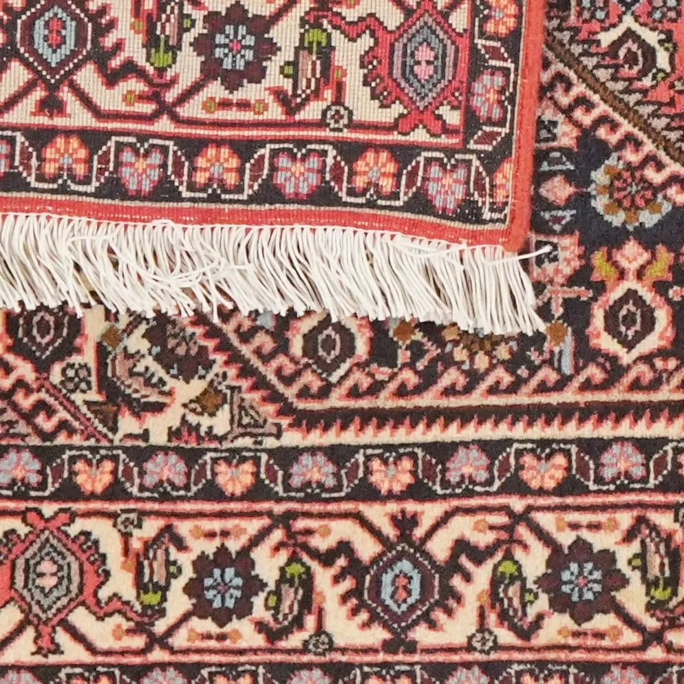 Vintage Teppich Bidjar Zandjan 140x82cm Bunt Naturinspirierte Motive