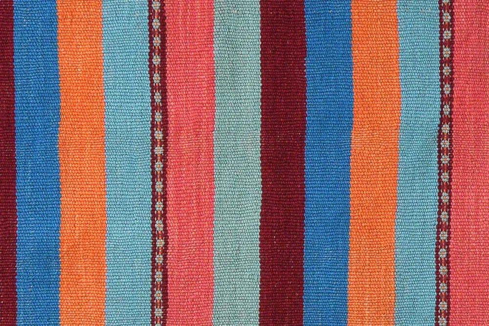 Vintage Teppich Kelim Gashgai bunt 195x61cm