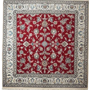 Vintage Teppich Nain 12La 203x195cm Bunt