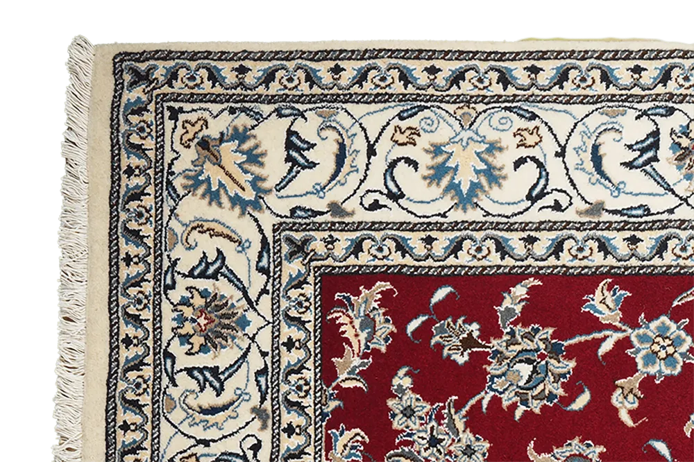 Vintage Teppich Nain 12La 203x195cm Bunt