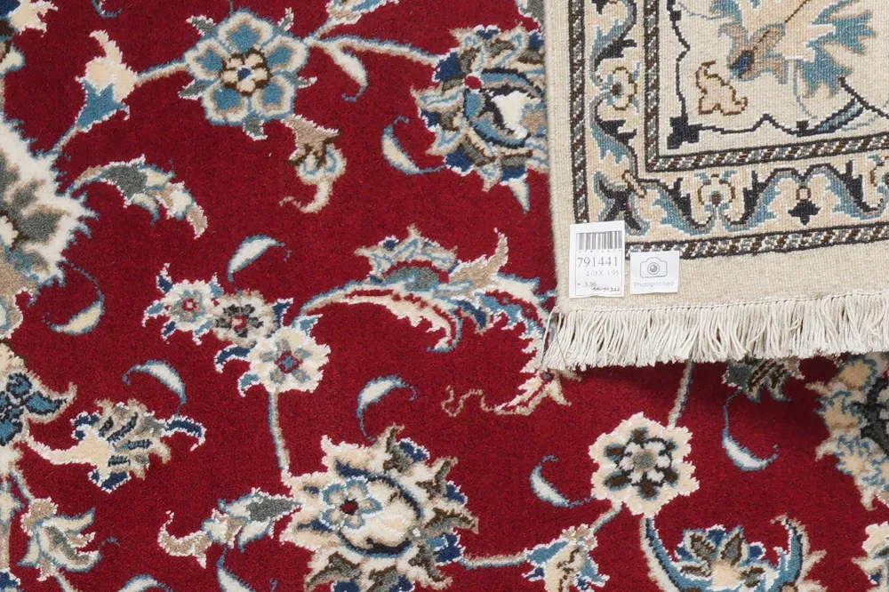 Vintage Teppich Nain 12La 203x195cm Bunt