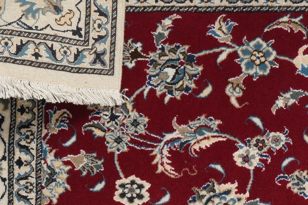 Vintage Teppich Nain 12La 203x195cm Bunt
