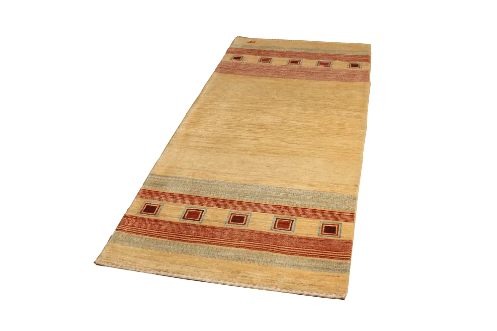 Vintage Teppich Rizbaf 201x85cm Bunt