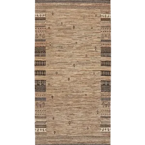 Vintage Teppich Rizbaf 244x89cm bunt