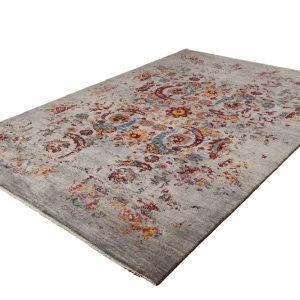 Vintage Teppich Rizbaf 292x193cm bunt Naturmotive